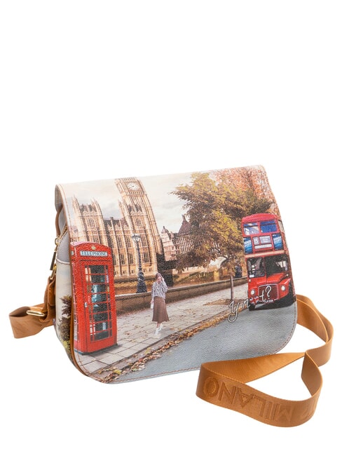YESBAG Torba na ramię z klapką Ulica Londyńska - Torby damskie