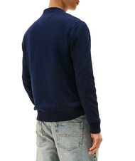 TOMMY HILFIGER TH JEANS Bawełniany sweter z okrągłym dekoltem ciemna noc granatowa - Koszulki męskie - 2