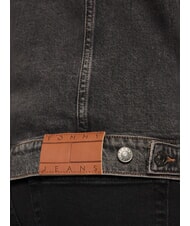 TOMMY HILFIGER TH JEANS Kurtka jeansowa męska dżins szary - Kurtki męskie - 5
