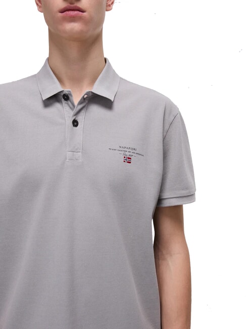 ELBAS JERSEY Koszulka polo z bawełny z mikrologo ostateczna gr - Polo męskie