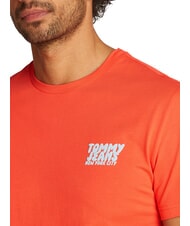 TOMMY HILFIGER TH JEANS Koszulka z kr&oacute;tkim rękawem jasny szkarłat - Koszulki męskie - 3