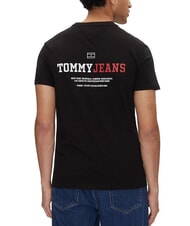 TOMMY HILFIGER TH JEANS Koszulka z kr&oacute;tkim rękawem i nadrukiem - Koszulki męskie
