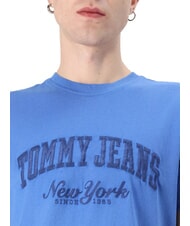 TOMMY HILFIGER TH JEANS Koszulka z kr&oacute;tkim rękawem i haftem niebieska pogoda - Koszulki męskie - 3