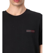 TOMMY HILFIGER TH JEANS Koszulka z kr&oacute;tkim rękawem i nadrukiem graficznym czarny - Koszulki męskie - 3