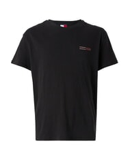 TOMMY HILFIGER TH JEANS Koszulka z kr&oacute;tkim rękawem i nadrukiem graficznym czarny - Koszulki męskie - 4