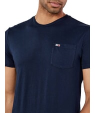 TOMMY HILFIGER TH JEANS Koszulka z kr&oacute;tkim rękawem i kieszenią ciemna noc granatowa - Koszulki męskie - 3
