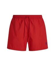 TOMMY HILFIGER TH Str&oacute;j boksera z logo monogramu średnio czerwony - Stroje kąpielowe męskie - 4