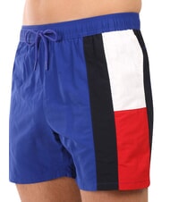 TOMMY HILFIGER TH Bokser pływacki z flagą boczną klin niebieski - Stroje kąpielowe męskie - 4