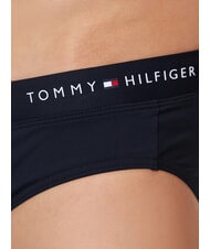 TOMMY HILFIGER TH Halka do stroju kąpielowego z gumką z logo pustynne niebo - Stroje kąpielowe męskie - 3