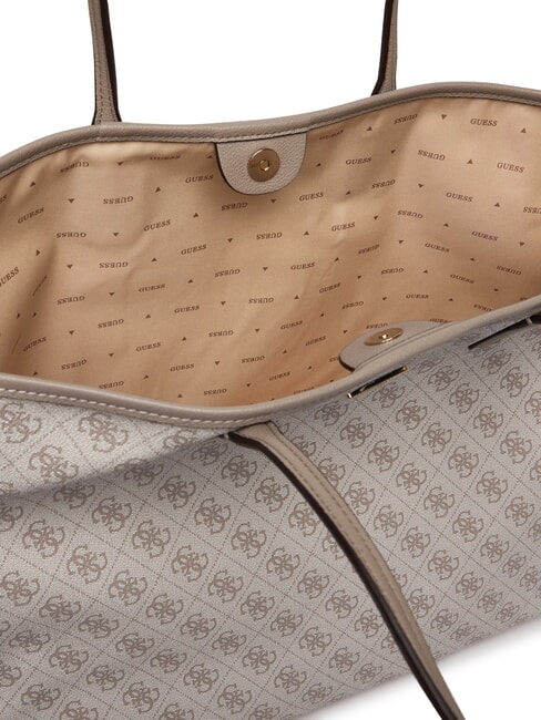 ECO VICTTORIA Torba na ramię logo w kolorze ciemnego szarego - Torby damskie