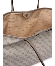 GUESS ECO VICTTORIA Torba na ramię logo w kolorze ciemnego szarego - Torby damskie - 5