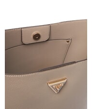 GUESS MERIDIAN 2 Torba wiaderkowa z saszetką ciemny szary - Torby damskie - 4