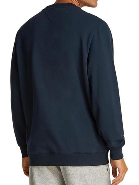 TH JEANS Bluza bawełniana z okrągłym dekoltem ciemna noc granatowa - Bluzy męskie