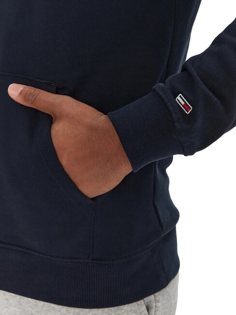 TH JEANS Bluza z kieszenią i kapturem ciemna noc granatowa - Bluzy męskie