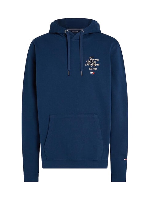 TH Bluza z kapturem z haftowanym logo nocne niebo - Bluzy męskie