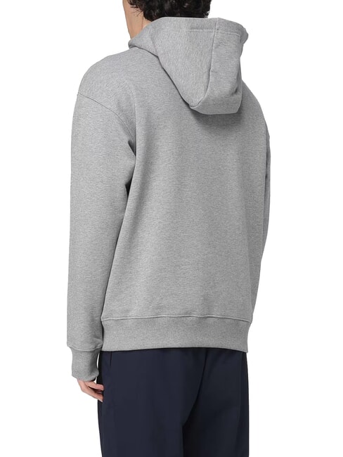 TH Bluza z kapturem z herbem średnioszary wrzos - Bluzy męskie