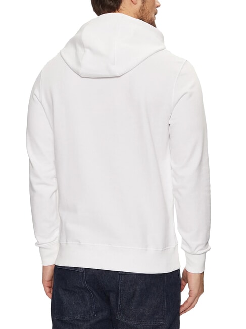 TH Bluza z kapturem bawełniana biały - Bluzy męskie