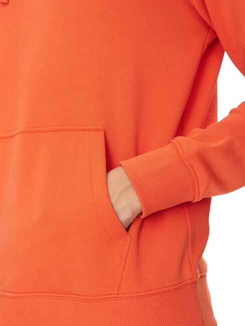 TH Bluza z kapturem bawełniana jaskrawo pomarańczowy - Bluzy męskie