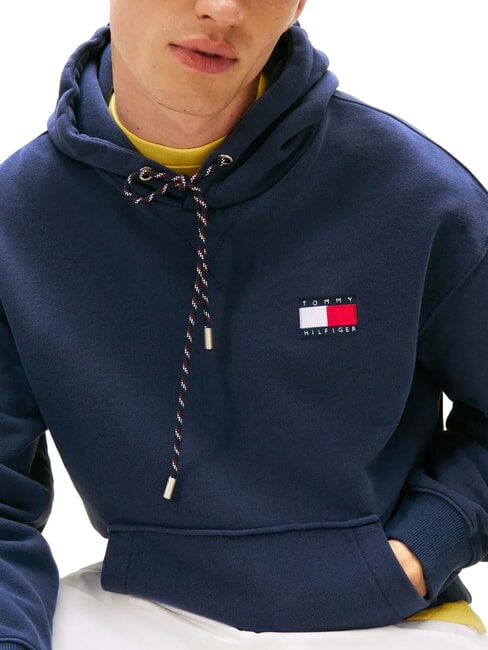 TH SAILING Bluza z kieszenią i kapturem Marynarka Wojenna Yale - Bluzy męskie