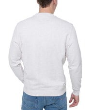TOMMY HILFIGER TH JEANS Bluza bawełniana z okrągłym dekoltem margiel owsiany htr - Bluzy męskie - 2