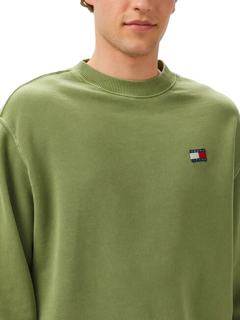 TH JEANS Bluza z okrągłym dekoltem Aruba Green - Bluzy męskie