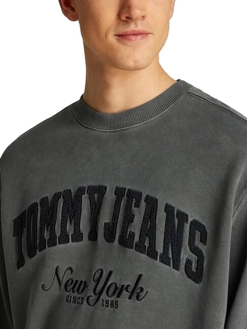 TH JEANS Bluza z logo misia czarny - Bluzy męskie