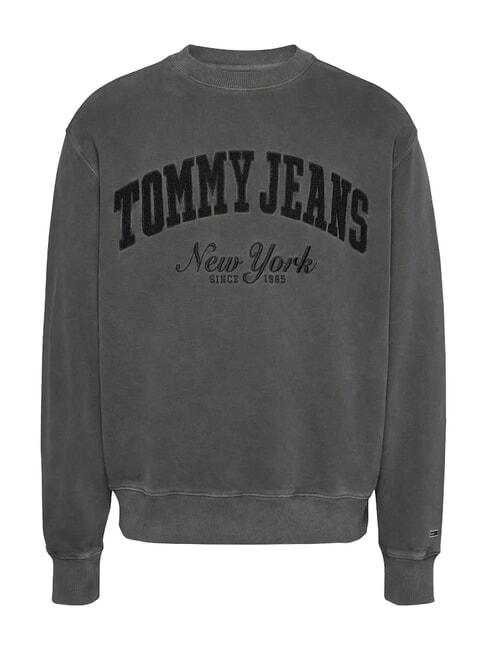 TH JEANS Bluza z logo misia czarny - Bluzy męskie