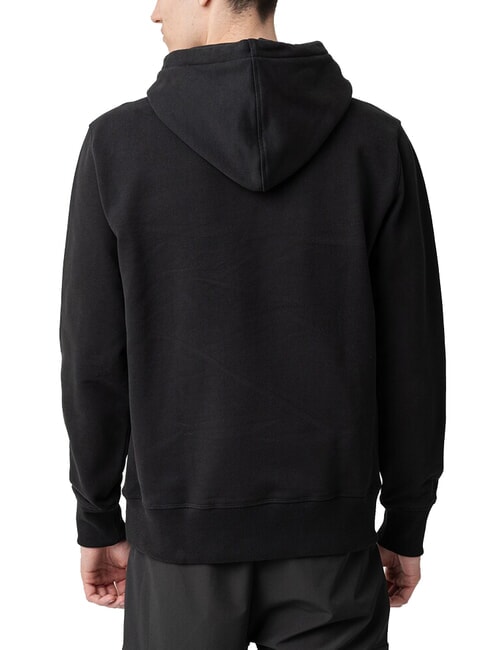 TH JEANS Bluza z kapturem z herbem czarny - Bluzy męskie