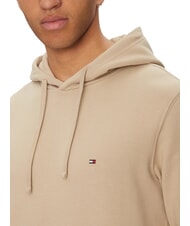 TOMMY HILFIGER TH Bluza z kapturem bawełniana sandałowy - Bluzy męskie - 3