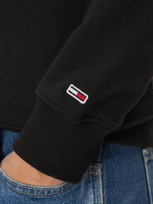 TH JEANS Bluza bawełniana z okrągłym dekoltem czarny - Bluzy męskie