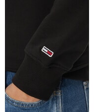 TOMMY HILFIGER TH JEANS Bluza bawełniana z okrągłym dekoltem czarny - Bluzy męskie - 4