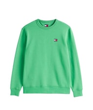 TOMMY HILFIGER TH JEANS Bluza bawełniana z okrągłym dekoltem nadmorski zielony - Bluzy męskie - 3