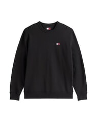 TOMMY HILFIGER TH JEANS Bluza bawełniana z okrągłym dekoltem czarny - Bluzy męskie - 4