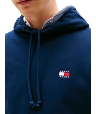 TOMMY HILFIGER TH JEANS Bluza z kapturem z naszywką flagową ciemna noc granatowa - Bluzy męskie - 3