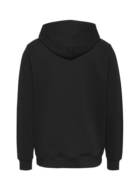 TH JEANS Bluza z kapturem z naszywką flagową czarny - Bluzy męskie