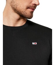 TOMMY HILFIGER TH JEANS Bluza z okrągłym dekoltem i regularnym krojem czarny - Bluzy męskie - 3