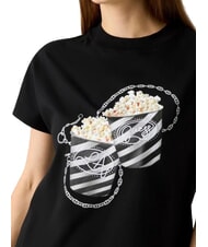 GUESS POPCORN Koszulka bawełniana odrzutowiec - Koszulki i topy damskie - 3