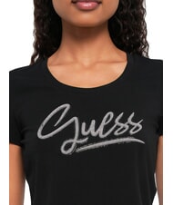 GUESS SCRIPT Koszulka odrzutowiec - Koszulki i topy damskie - 3