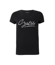 GUESS SCRIPT Koszulka odrzutowiec - Koszulki i topy damskie - 4