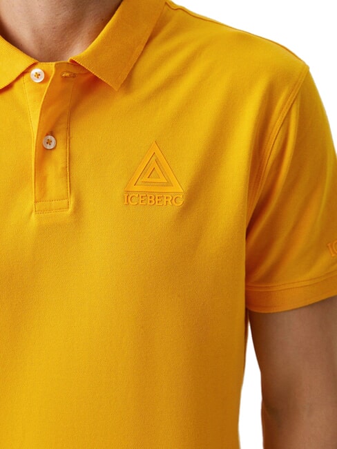 TRIANGLE Koszulka polo z kr&oacute;tkim rękawem ż&oacute;łty - Polo męskie