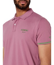 ICEBERG BASIC Koszulka polo bawełniana malina malinowa - Polo męskie - 3
