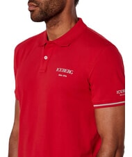 ICEBERG BASIC Koszulka polo bawełniana czerwony - Polo męskie - 3