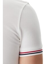 TOMMY HILFIGER TH TIPPED Koszulka polo z kr&oacute;tkim rękawem i dopasowanym krojem biały - Polo męskie - 4