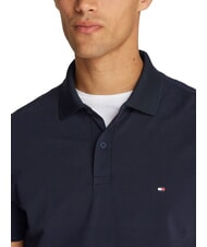 TOMMY HILFIGER TH Koszulka polo z kr&oacute;tkim rękawem z bawełny pustynne niebo - Polo męskie - 3