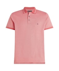 TOMMY HILFIGER TH Koszulka polo z kr&oacute;tkim rękawem z bawełny r&oacute;żowy - Polo męskie - 4