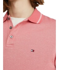 TOMMY HILFIGER TH Koszulka polo z kr&oacute;tkim rękawem z bawełny r&oacute;żowy - Polo męskie - 3