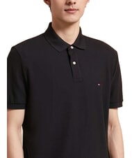 TOMMY HILFIGER TH Koszulka polo z kr&oacute;tkim rękawem z bawełny ck czarny - Polo męskie - 3