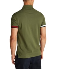 TOMMY HILFIGER TH Koszulka polo z kr&oacute;tkim rękawem i elastycznym logo - Polo męskie