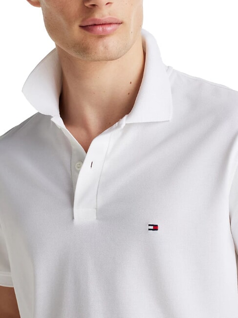 TH Koszulka polo z kr&oacute;tkim rękawem z bawełny biały - Polo męskie