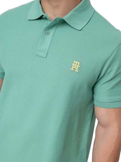 TH Koszulka polo z kr&oacute;tkim rękawem i haftowanym monogramem Fort Green - Polo męskie